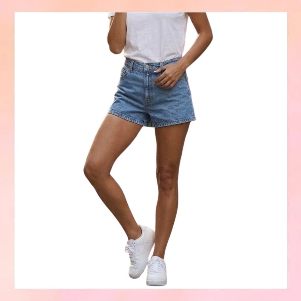 Universal Thread High-Rise Denim Shorts Medium Wash Sz 6